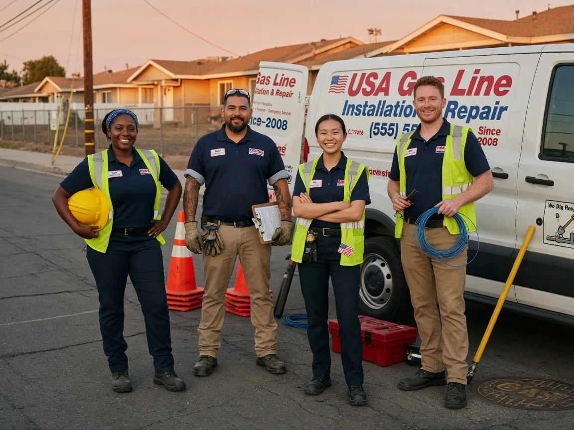 Gas Line Installation company in Muscadine, AL